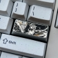 2.25U Enter / Shift Titanium Alloy Artisan Keycaps Precision Pointillism + Anodizing for Mechanical Keyboard -Jinhsi‌